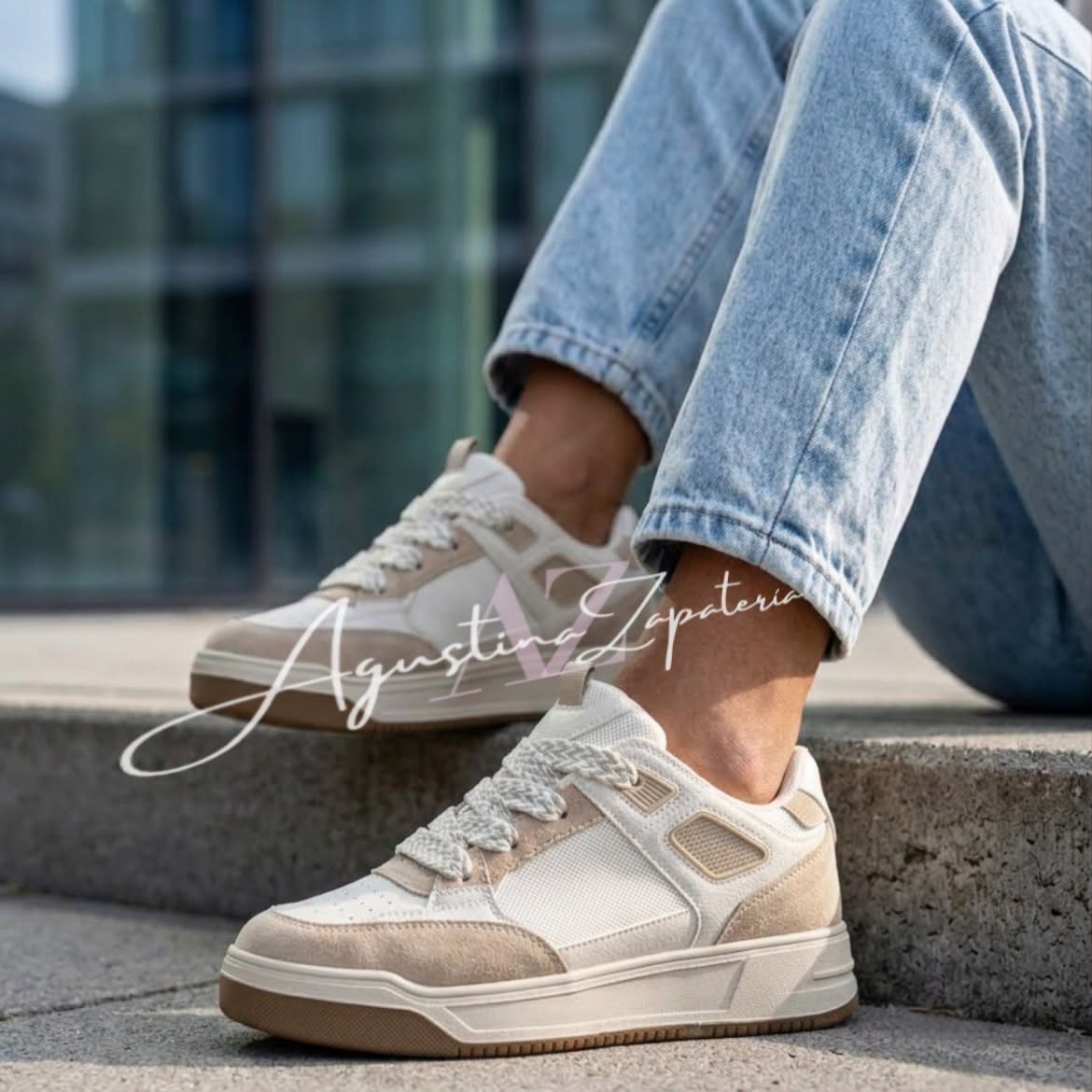 ZAPATILLA BEIGE PLATAFORMA 3 CM 1