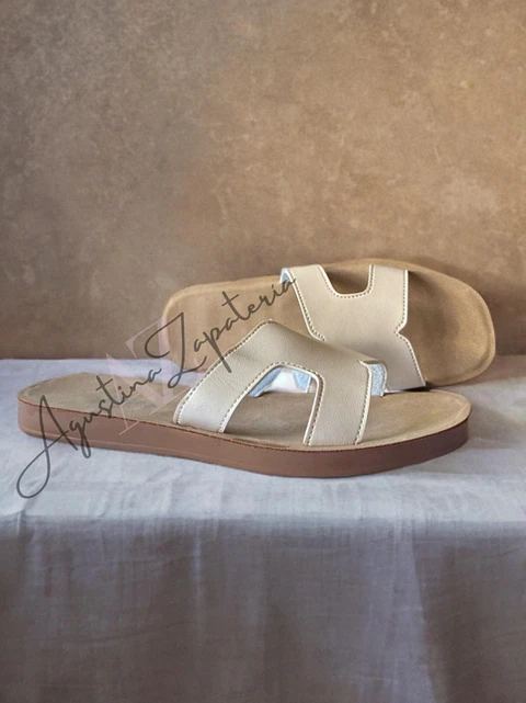 SANDALIA BAJA BEIGE