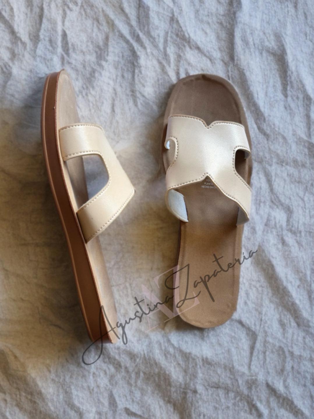 SANDALIA BAJA BEIGE 2