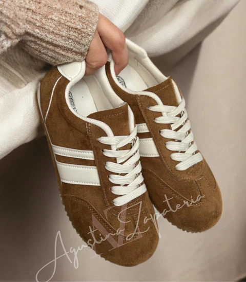 ZAPATILLA DUPE HANDBALL CAMEL
