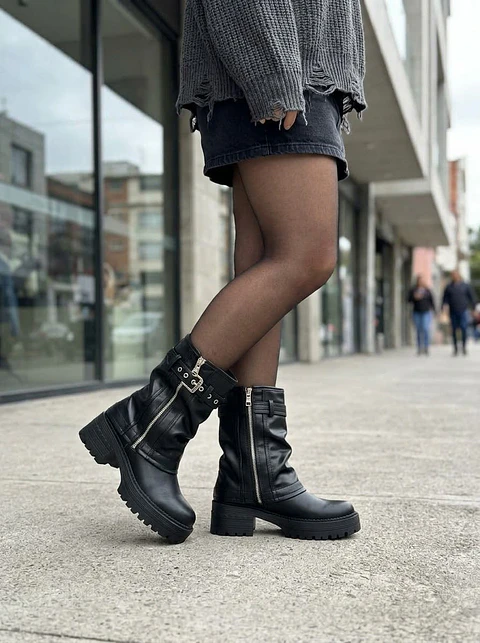 BOTIN BIKER CAPA