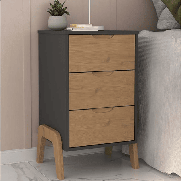 Velador Veneza 3 Cajones