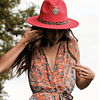 Sombrero Rojo print Pia