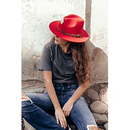 Sombrero rojo Rebbe