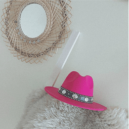 Sombrero rock fucsia