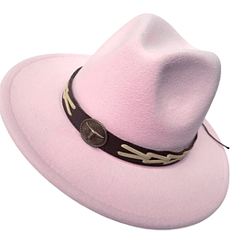Sombrero rosa toro