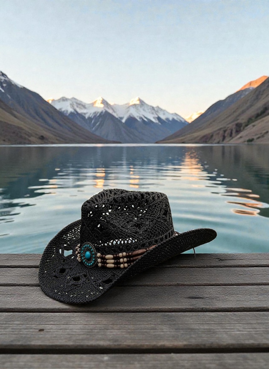 Sombrero Cawboy black calipso