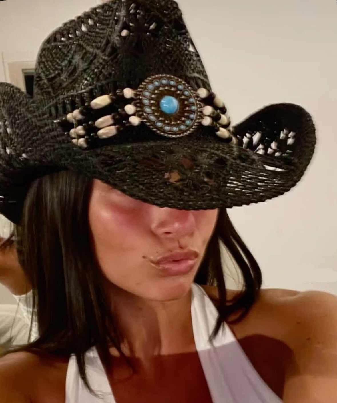 Sombrero Cawboy black calipso