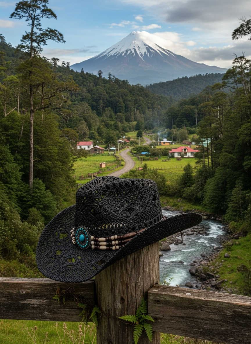 Sombrero Cawboy black calipso