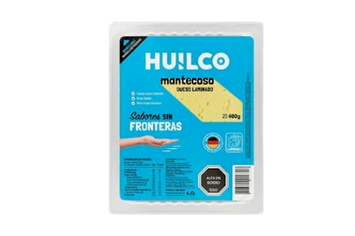 QUESO MANTECOSO LAMINADO HUILCO 400 GRS.