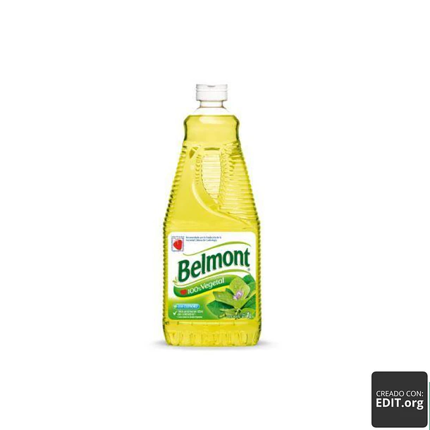 ACEITE BELMONT VEGETAL CON CANOLA 1 LITRO