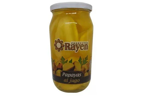 TARRO DE PAPAYAS AL JUGO RAYEN
