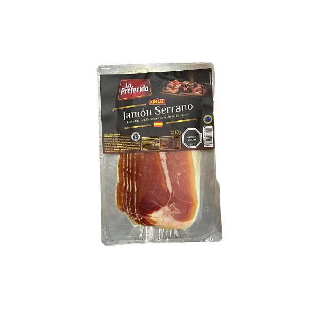 JAMÓN SERRANO LA PREFERIDA 80 GRS. 