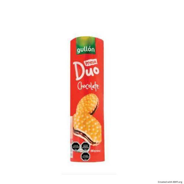 GALLETA DUO CHOCOLATE GULLÓN 500 GRS.