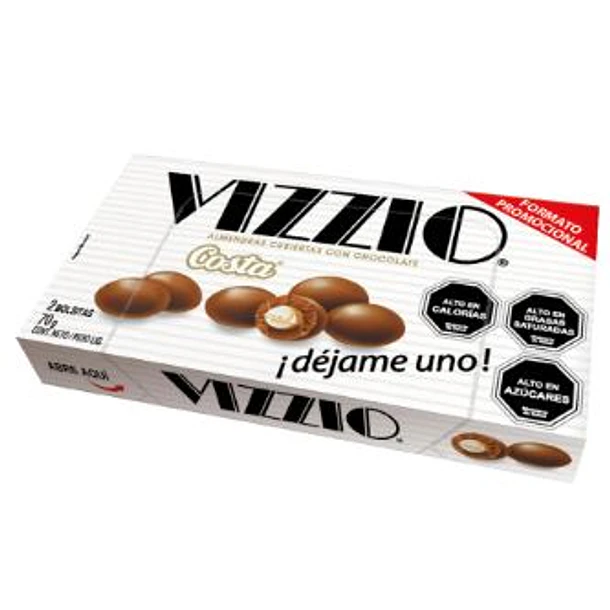 CHOCOLATE VIZZIO DE COSTA 70 GRS. (FORMATO PROMOCIONAL)
