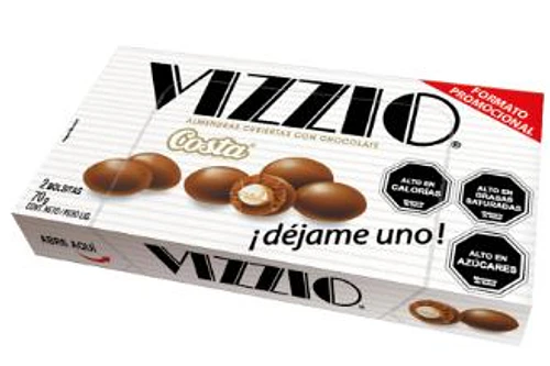 CHOCOLATE VIZZIO DE COSTA 70 GRS. (FORMATO PROMOCIONAL)