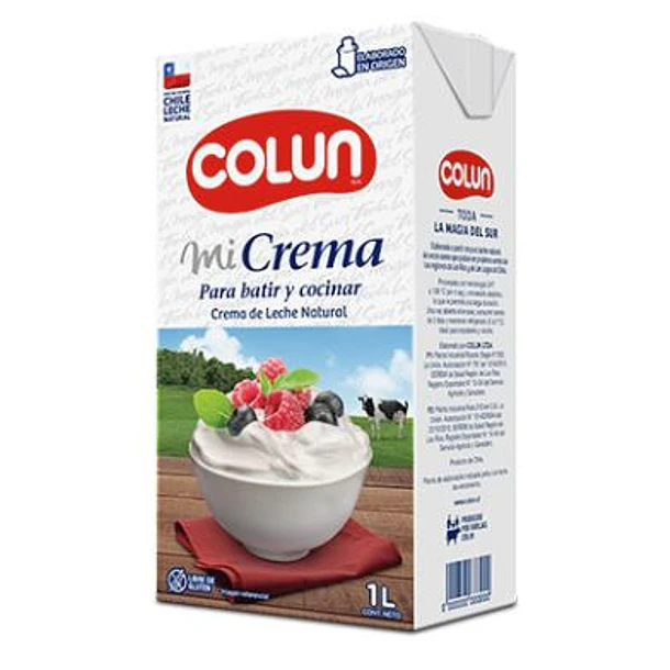 CREMA PARA BATIR Y COCINAR COLÚN 1 LITRO 