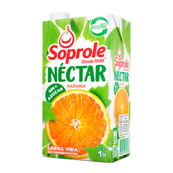 NÉCTAR SOPROLE NARANJA 1LT