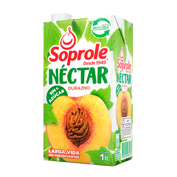 NÉCTAR SOPROLE DURAZNO 1LT