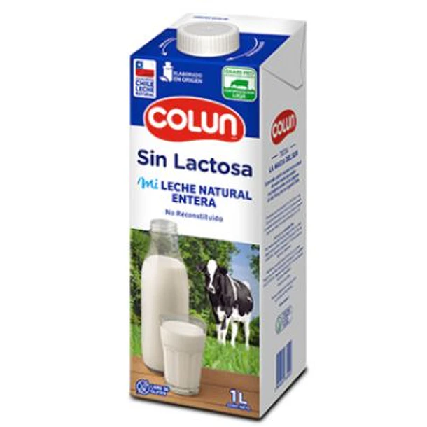 LECHE COLÚN SIN LACTOSA ENTERA 1 LT.