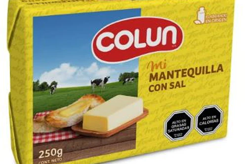 MANTEQUILLA CON SAL COLÚN 250 GRS.
