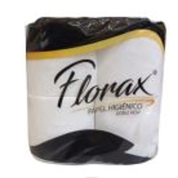 PAPEL HIGIÉNICO FLORAX  4 ROLLOS