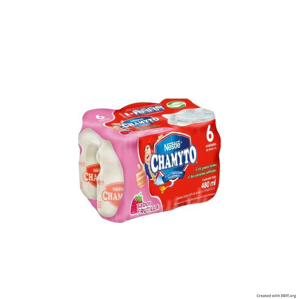 PACK CHAMYTO 6 UNIDADES FRUTILLA