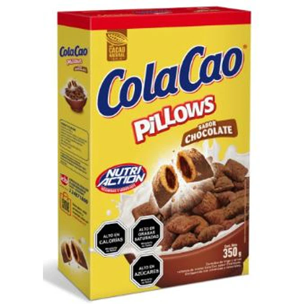 PILLOWS SABOR CHOCOLATE 350 GRS.