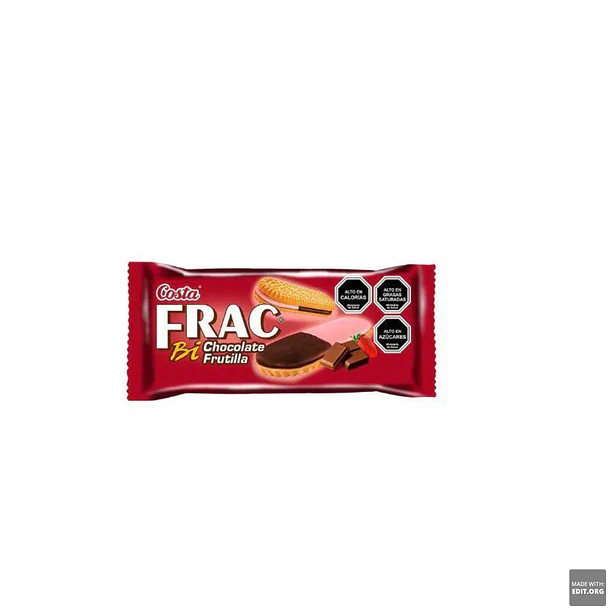 GALLETA FRAC BI CHOCOLATE-FRUTILLA 130 GRS.