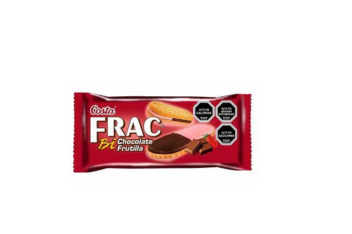 GALLETA FRAC BI CHOCOLATE-FRUTILLA 130 GRS.