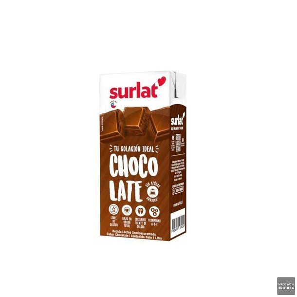 LECHE SURLAT CHOCOLATE 1 LT.