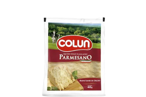 QUESO RALLADO PARMESANO COLÚN 40 GRS.