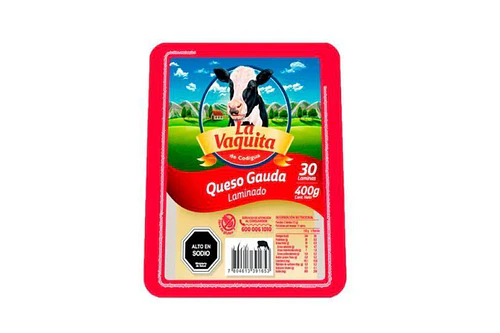 QUESO GAUDA LA VAQUITA 400 GRS.