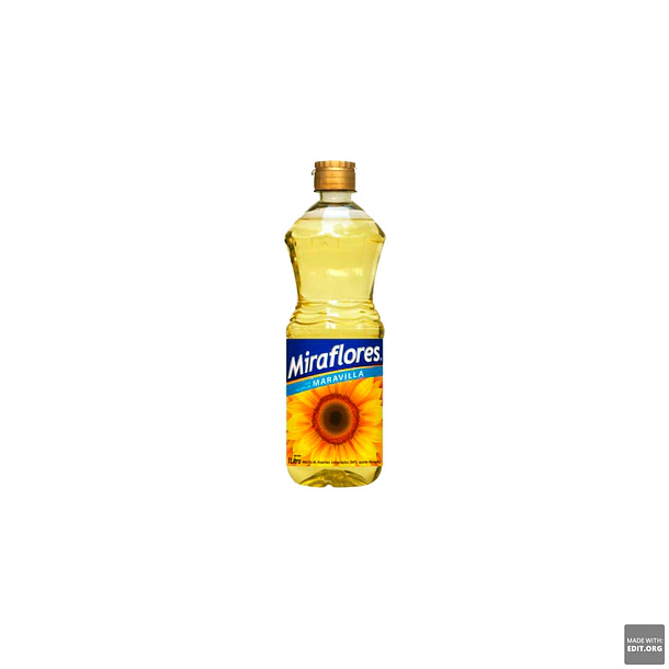 ACEITE MIRAFLORES 100% MARAVILLA 900 ML.
