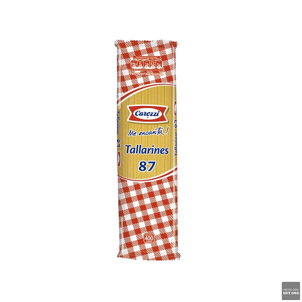 TALLARINES 87 CAROZZI 400 GRS.