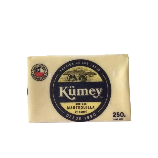 MANTEQUILLA DE CAMPO  KUMEY 250 GRS.  CON SAL.