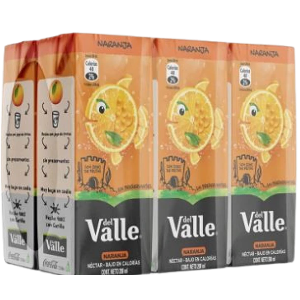 PACK JUGO VARIEDADES 200 ML (6 UNIDADES)