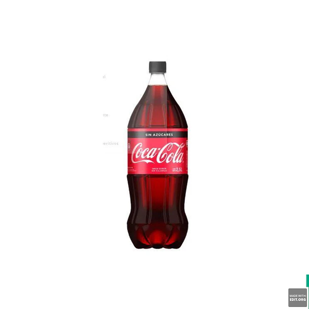 COCA COLA ZERO 2,5 LITROS 