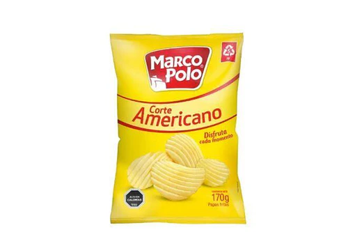 PAPAS FRITAS CORTE AMERICANO 170 GRS.