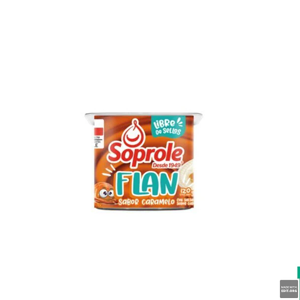 FLAN SOPROLE SABOR CARAMELO 120 GRS.