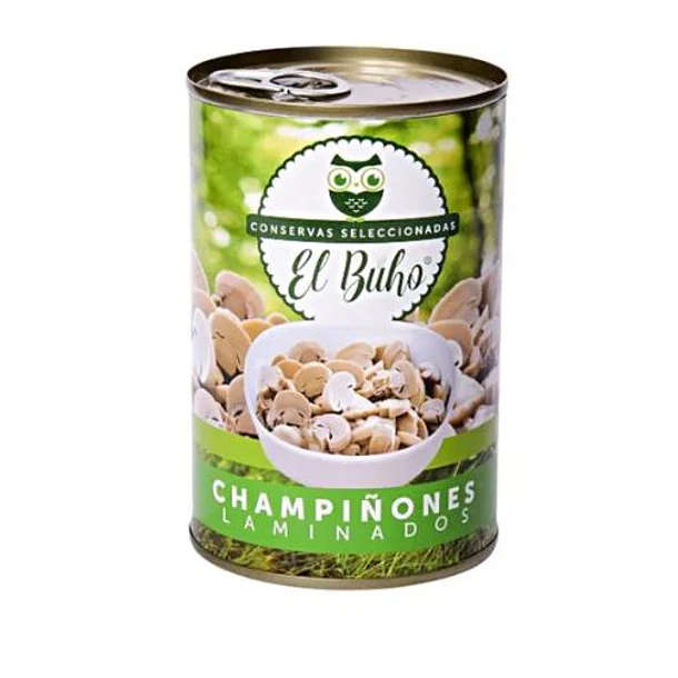 CHAMPIÑONES LAMINADOS BUHO 400 GRS.