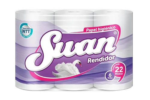 PAPEL HIGIÉNICO SWAN 22 MTS. 6 ROLLOS