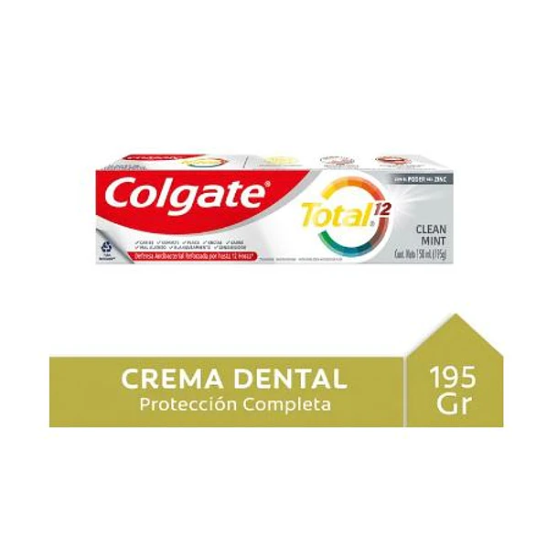 COLGATE TOTAL 12  195 GRS. 