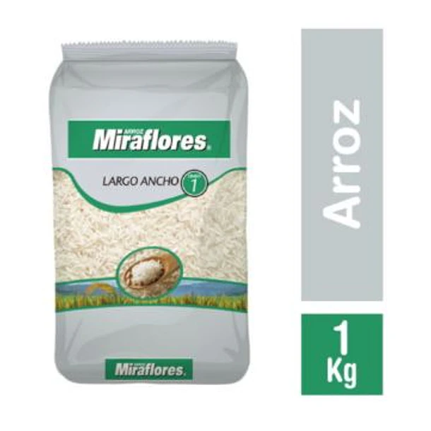 ARROZ MIRAFLORES GRADO 1 LARGO ANCHO 1 KG