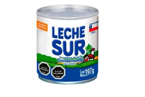 LECHE CONDENSADA SUR 397 GRS.