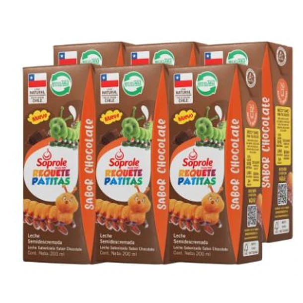 PACK LECHE SOPROLE CHOCOLATE (6 UNIDADES)