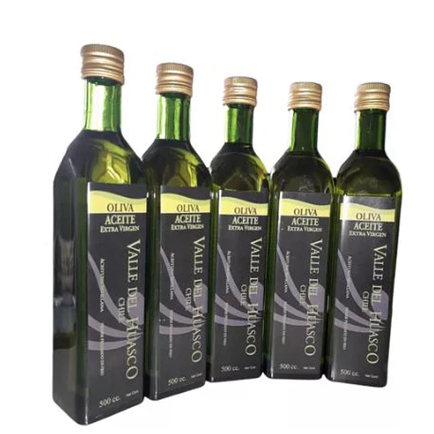 ACEITE DE OLIVA EXTRA VIRGEN VALLE DEL HUASCO 500 ml. 