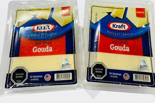 QUESO GAUDA LAMINADO KRAFT 200 GRS.