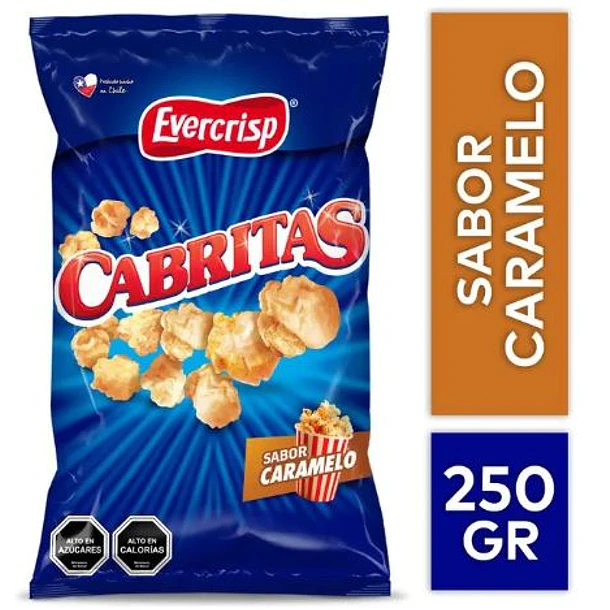 CABRITAS SABOR CARAMELO EVERCRISP 250 GRS.