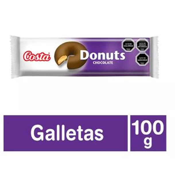 GALLETAS DONUTS CHOCOLATE 100 GRS.